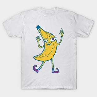 The Joyful Dance of a Crazy Banana T-Shirt